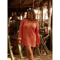 love coastline - robe de plage pour femme - rose - roxy