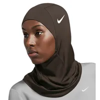 nike accessories pro 2.0 hijab marron m-l femme