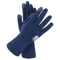 new balance knit gloves bleu  homme