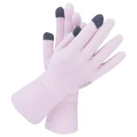new balance knit gloves rose  homme