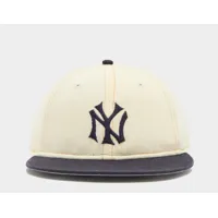 new era new york yankees denim retro crown 9fifty cap, white