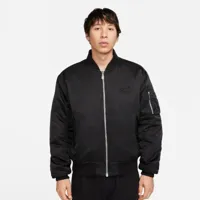 nike sportswear air bomber jacket, bombers, vêtements, black/black, taille: m, tailles disponibles:s