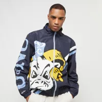 mitchell & ness ncaa university of north carolina warm up jacket, bombers, vêtements, navy, taille: m, tailles disponibles:s,m,l
