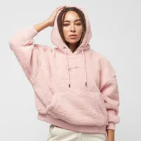 karl kani metal signature teddy os hoodie, sweats à capuche, vêtements, dusty rose, taille: m, tailles disponibles:xs