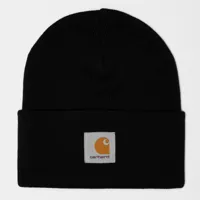carhartt wip acrylic watch hat, bonnets, accessoires, black, taille: one size, tailles disponibles:one size