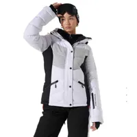superdry snow luxe puffer jacket blanc 2xs femme