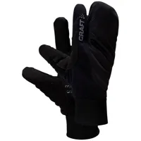 craft core insulate split finger gloves noir xl homme