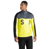 dare2b ski core half zip long sleeve t-shirt jaune 2xl homme