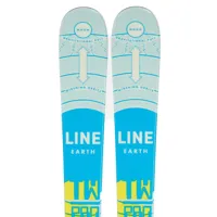 line wallisch shorty alpine skis bleu 129