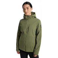 burton multipath hood jacket vert l femme