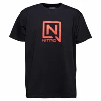 nitro blur short sleeve t-shirt noir s homme