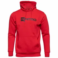 nitro logo hoodie rouge m homme
