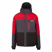 trespass richardson hood jacket rouge,gris xs homme