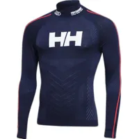 helly hansen h1 pro lifa merino race top sweatshirt bleu xl homme