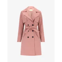 trench coat classique - rose - femme -