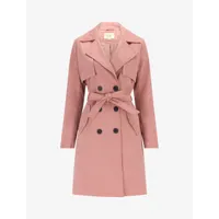 trench coat classique - rose - femme -
