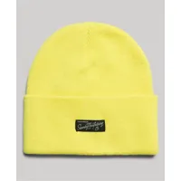 superdry femme bonnet classique vintage jaune taille: 1taille