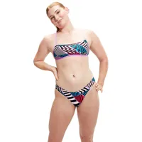 speedo allover digital bikini bottom multicolore 36 femme