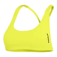 speedo solid convertible bikini top jaune 2xs femme
