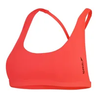 speedo solid convertible bikini top orange 2xs femme