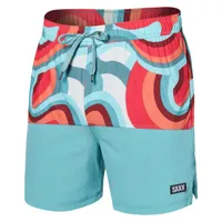 saxx underwear oh buoy colourblocked 2in1 swimming shorts multicolore l homme
