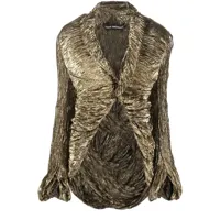 junya watanabe- draped shiny blazer