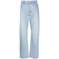 aries- cotton logo denim jeans