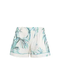 for restless sleepers- printed drawstring cotton shorts