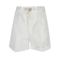 white sand- cotton shorts