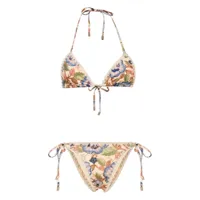 zimmermann- floral print bikini set