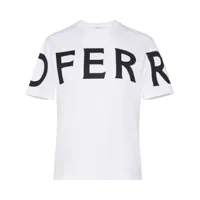 ferragamo- logo cotton t-shirt