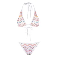 missoni beachwear- triangle bikini set