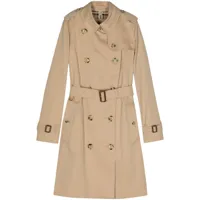 burberry- kensington cotton trench coat