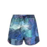 paul smith- narcissus print swim shorts