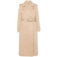 toteme- cotton long trench coat