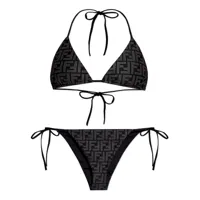 fendi- ff triangle bikini set