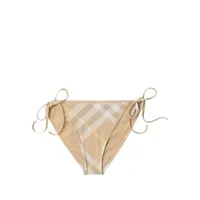 burberry- check motif bikini bottom