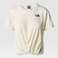 the north face t-shirt court circulaire pour femme white dune taille s