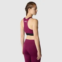 the north face brassière mountain athletics pour femme fawn grey-boysenberry taille m