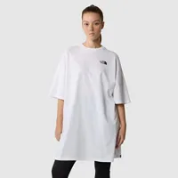 the north face robe t-shirt simple dome pour femme tnf white taille xs standard