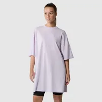 the north face robe t-shirt simple dome pour femme icy lilac taille l standard