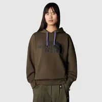 the north face sweat à capuche hybride en maille pour femme new taupe green taille xl