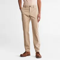 timberland pantalon chino extensible sargent lake pour homme en beige beige, taille 34 x 34