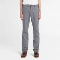 timberland pantalon chino extensible sargent lake pour homme en gris gris, taille 34 x 32