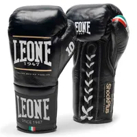 leone1947 shock plus boxing gloves noir 8 oz