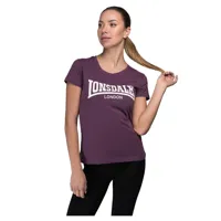lonsdale cartmel short sleeve t-shirt violet 2xl femme