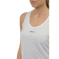 nebbia fit activewear “airy” with reflective logo 439 sleeveless t-shirt gris s femme