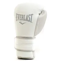 everlast powerlock 2 hook&loop training gloves blanc 14 oz