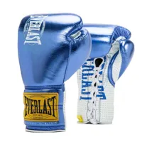 everlast 1910 pro combat gloves bleu 8 oz