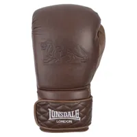 lonsdale vintage spar gloves leather boxing gloves marron 10 oz